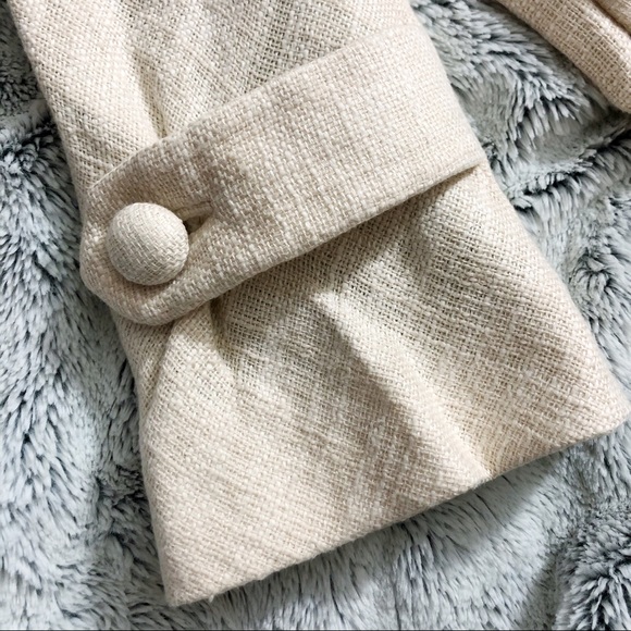 J.Crew Cream Linen Crop Blazer - Picture 4 of 5